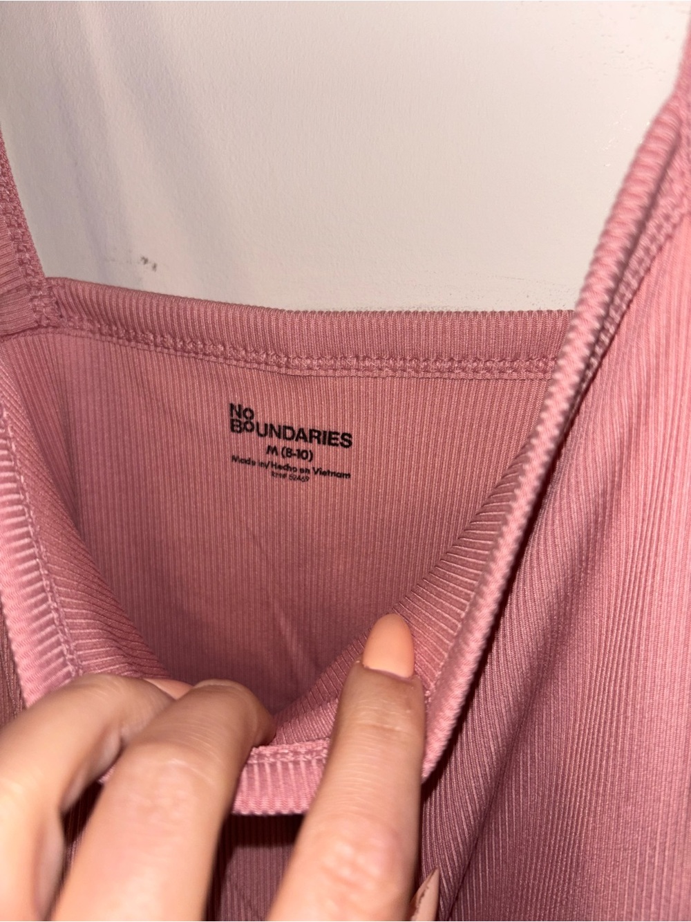 Pink basic tank top - Picture 3 of 4